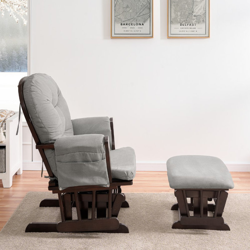 Nursing chair with ottoman online